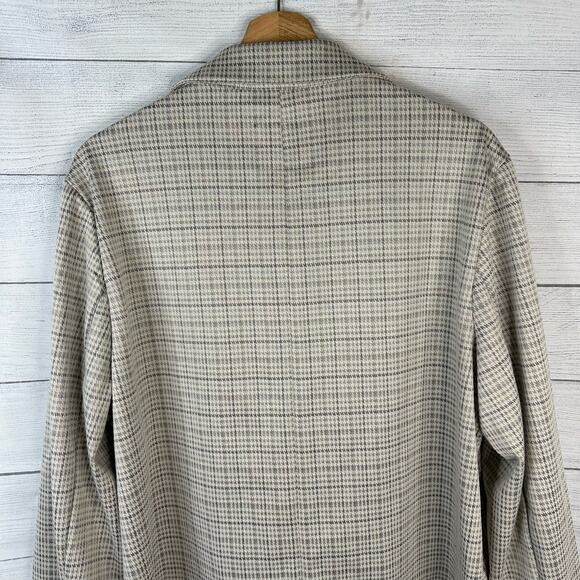 Sanctuary Womens size XXL Catalina Plaid Button Front Long Coat Jacket Blazer - Picture 7 of 11